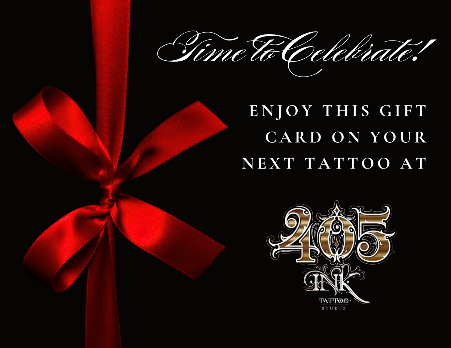 GIFT CARD — 405INK TATTOO STUDIO